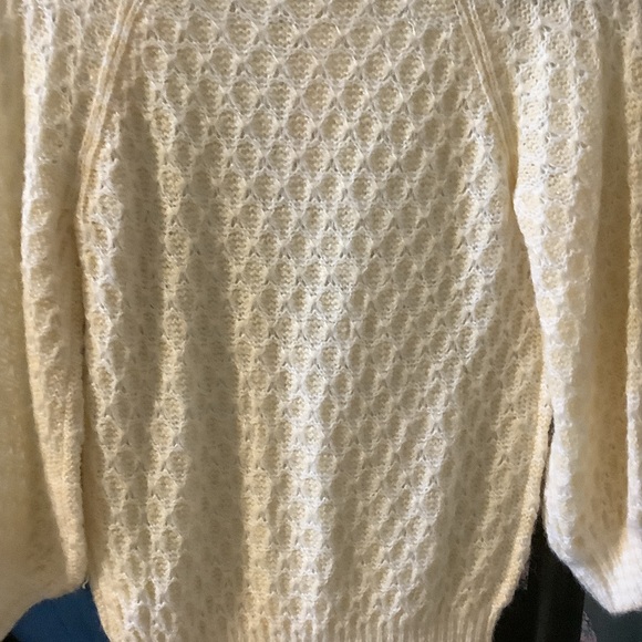 Lilly Pulitzer Corabelle Knit Sweater, coconut Honeycomb, XS, New - Picture 8 of 9